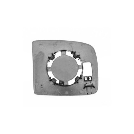 Glace supérieur de rétroviseur côté passager