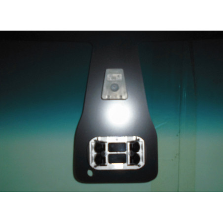 Pare-brise vert dégradé bleu