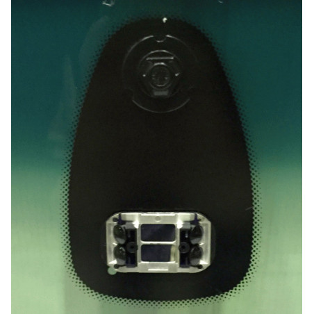 Pare-brise vert dégradé vert avec capteur