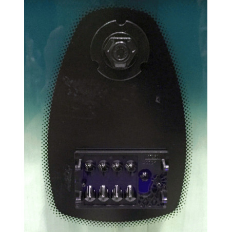 Pare-brise vert dégradé vert avec capteur