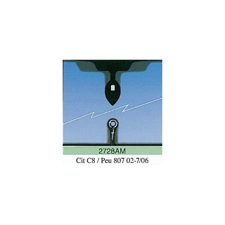 Pare-brise athermique avec capteur