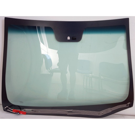 Pare-brise vert dégradé bleu avec capteur