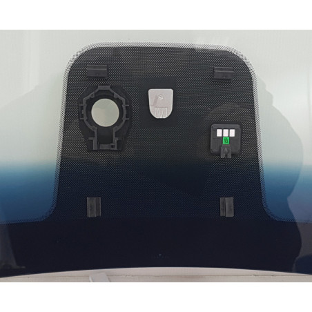 Pare-brise vert dégradé bleu avec capteur