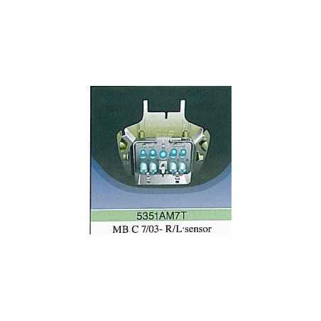 Pare-brise vert dégradé gris avec capteur