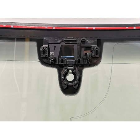 Pare-brise vert dégradé gris encapsulé avec capteur