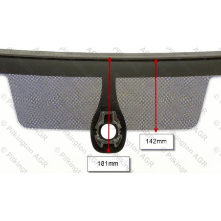 Pare-brise vert avec capteur