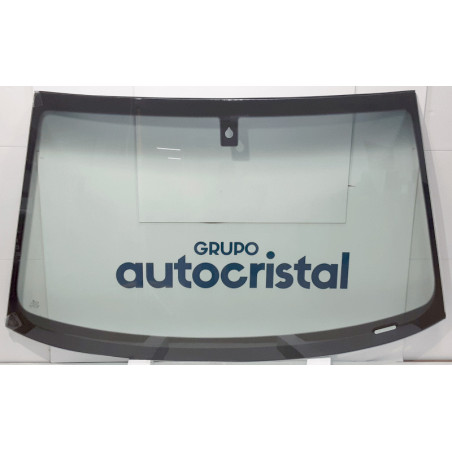 Pare-brise vert dégradé gris avec capteur