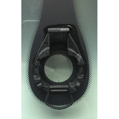 Pare-brise vert dégradé gris avec capteur