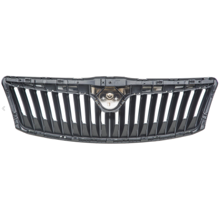 Grille de calandre avec enjoliveur chromé